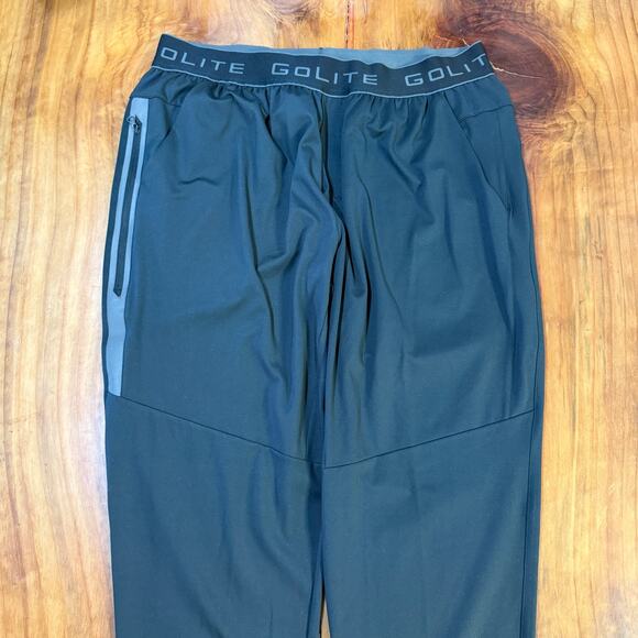 Go Lite Men's Pants Large Jogger Athletic Pull on Polyester Hiking Outdoor B4-11 - Picture 3 of 6